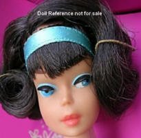 1070 Barbie 1965 American Girl side-part hairstyle 
