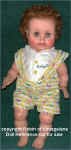 1954 American Character Baby Ricky Arnaz Jr. doll, 21"