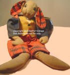 1934 Averill Uncle Wiggily Longears cloth doll 20"