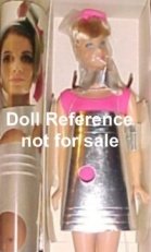 Mod Barbie Dolls and Ken in Braniff Costumes, Montgomery Ward