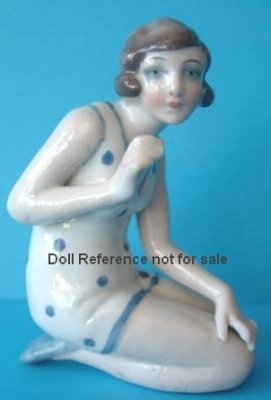 German Bathing Beauty Doll, 3"