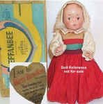1938 Effanbee F & B Betty Butin-Nose doll, 8"