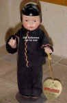 1938 Effanbee F & B Oriental Boy Butin Nose doll, 8"