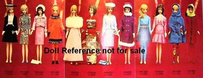 Francie Barbie Doll Japanese Vintage Clothes Identified 1967-1969