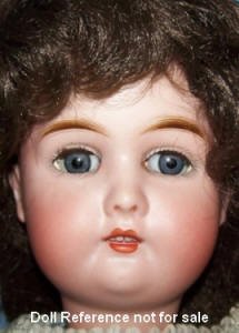 Gebruder Kuhlenz Dolly face doll mold 165, 24" tall