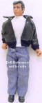 1976 Happy Days, Fonzie doll, 8"