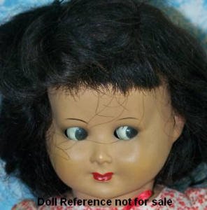 Ottolini flrity eye doll 18"