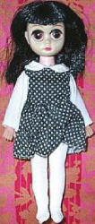 1972 Hong Kong Susie Sad Eyes doll, 8"