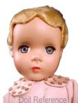 ca. 1950s Alexander Maggie face doll 17"