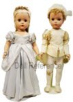 1950 Alexander Cinderella, Prince Charming dolls 14"