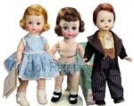 Madame Alexander 1954-1959 Vintage Dolls Identified USA 1 1953+ Madame Alexander Alexander-kins dolls 8" tall