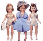 Madame Alexander 1954-1959 Vintage Dolls Identified USA 6 1957+ Madame Alexander Cissette dolls 10" tall