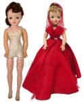 1958 Alexander Cissy in #22285 red gown 21" tall