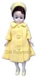 Madame Alexander 1960s Vintage Dolls Identified USA 5 1961 Madame Alexander Jackie Kennedy doll 10" tall