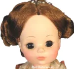 1976 Elizabeth Monroe doll, 14" Mary Ann face mold 