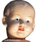 1915 Louis Amberg Ambisc doll 13" tall