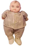 Louis Amberg 1916+ Antique Dolls Identified USA 8 1921 Amberg Freshie Happifat Baby doll 8 1/2" tall