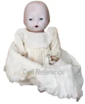ca. 1925 Amberg Baby Tufums doll 3" tall
