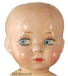 1926 Amberg Charleston Toddlers dolls 11" tall