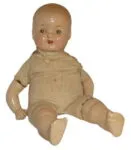 ca. 1935 American Averill Mama doll, left & right feet