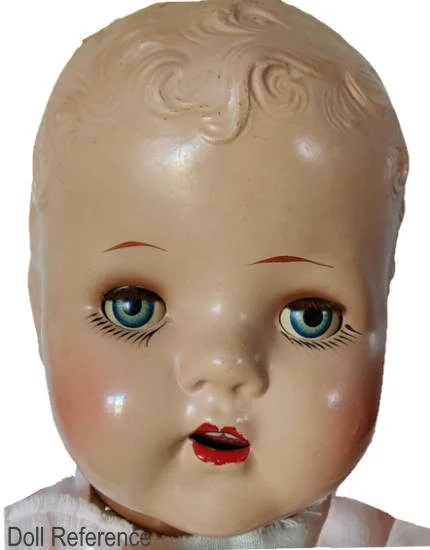 ca. 1930s American composition Mama doll 20" face