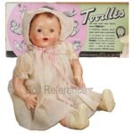 American Character 1919+ Antique Dolls Identified USA 11 1931+ American Character Toodles paratex doll 18" tall