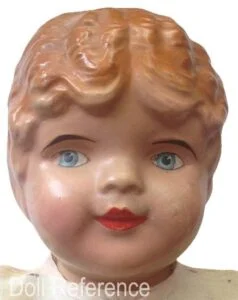 American Doll Company 1912+ Antique Dolls Identified USA 1 American Doll Company 1918 Girl doll marcel molded hair, 25" face