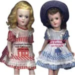 Arranbee R & B 1940s+ Vintage Dolls Identified USA 8 1954 Arranbee Nancy Jane doll 14" tall