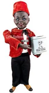 Automata Mechanical Antique 1850+ Dolls 1 automaton 1900s black boy doll 1