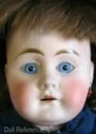 ca. 1893 Bahr & Proschild doll mold 305 shoulder head, open mouth kid 19" body