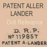 Bahr & Proschild doll mold 536 with F. Imhoff wind up body feet mark Aller Lander 119857