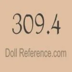 ca. 1893 Bahr & Proschild doll mark 309