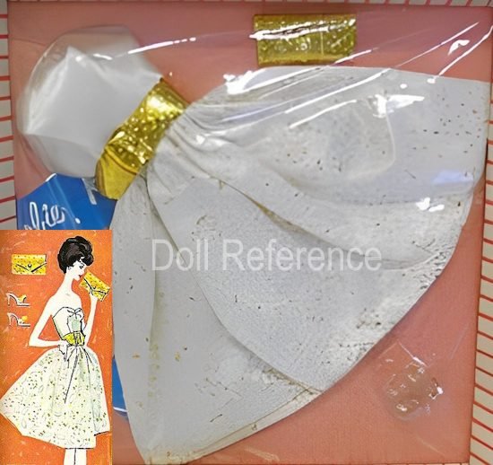 Tenue Vintage Pour Barbie Par Mattel Des Années 1963-1965 - Robe D'époque Pour Poupée Collection