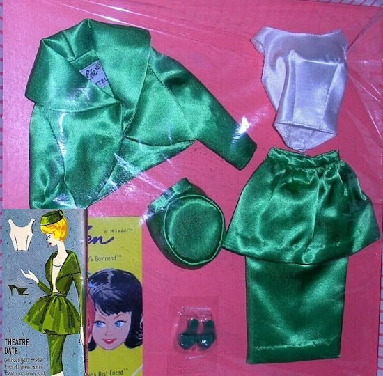 Tenue Vintage Barbie Fancy Free No. 943 De 1963 - Occasion, Époque Années 60