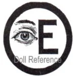 Florence Annie Barker doll mark eye symbol E in a circle
