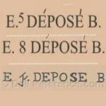 Barrois or Halopeau Antique Lady Dolls French 5 Eugene Barrois doll mark E5 DÉPOSÉ B., E8 DÉPOSÉ B,EF DEPOSE B