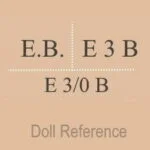 Barrois or Halopeau Antique Lady Dolls French 6 Eugene Barrois doll marks EB, E3B, E3/0B