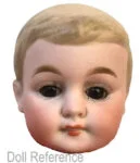 Fritz Bierschenk 1906+ Antique Bisque Dolls German 2 ca. 1910 Fritz Bierschenk bisque shoulder head school boy doll