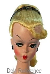 1955 Bild Lilli blonde ponytail doll face