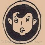 Bing Brothers or Louis Wolf Antique Dolls German 4 Bing Brothers doll mark Bing face symbol