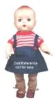 1951 Block Twin Girl Answer doll