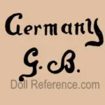 George Borgfeldt doll mark Germany GB