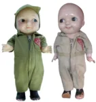 Buddy Lee 1920+ Antique to Vintage Dolls and Gem Dolls Identified USA 4 ca. 1920s+ Buddy Lee Jiffy Steamer doll