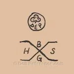 H. Buhl & Sohn doll mark clover symbol DEP HBSG
