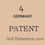 Metal 1861+ Antique Doll Makers Brand Names Identified 4 Buschow & Beck doll mark Germany Patent