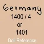 Robert Carl doll mark 1400, 1401 Germany