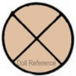 Robert Carl doll mark X inside circle
