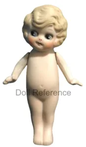 1921 Betty Boop type all bisque carnival doll