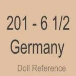Catterfelder 1884+ Carl Trautmann Antique Dolls Identified German 4 Catterfelder doll mark 201 Germany