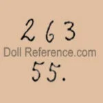 Catterfelder 1884+ Carl Trautmann Antique Dolls Identified German 9 Catterfelder doll mark 263